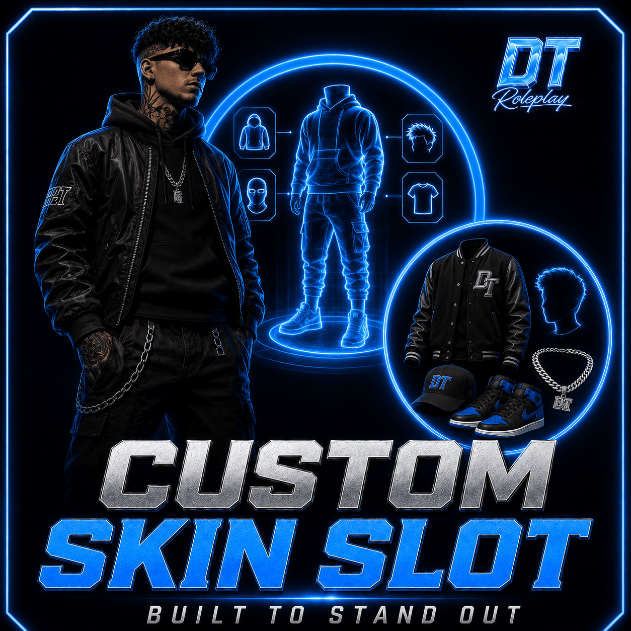 Custom skin slot